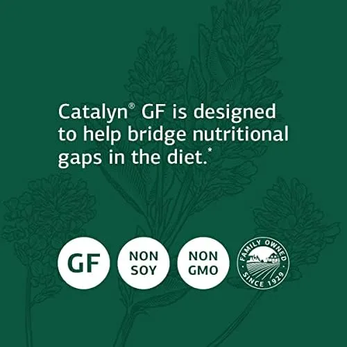 Standard Process Catalyn GF - Gluten-Free Foundational Support for General Wellbeing with Vitamin D, Vitamin C, Vitamin A, Thiamine, Riboflavin, Vitamin B6, Magnesium Citrate, and More - 360 Tablets