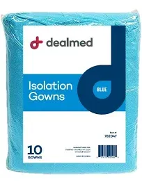 Dealmed Blue Isolation Gown