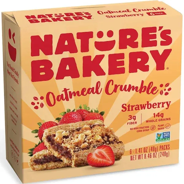 Nature's Bakery Oatmeal Crumble Strawberry Bar