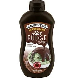 Smucker&#039;s Microwave Hot Fudge Dessert Topping (Pack of 2) 15.5 Ounce Bottles