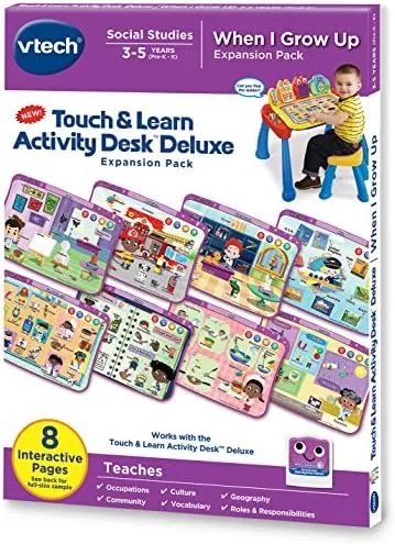 VTech Touch and Learn Activity Desk Deluxe Expansion Pack - When I Grow Up