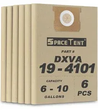 SpaceTent Replacement Filter Bags for DeWalt Wet/Dry Vacs DXVA19-4101