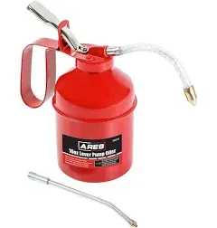 Ares 55010 16oz Red Lever Style Oiler Can