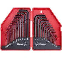 EFFICERE 30-Piece Premium Hex Key Allen Wrench Set