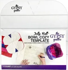 The Gypsy Quilter Jelly Roll Bowl Cozy Template