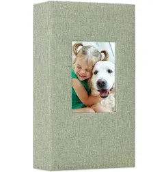 Classic Slip-in Photo Album - Linen Cover with Window