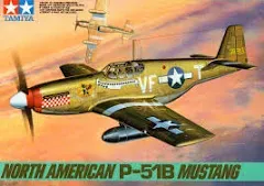 Tamiya 61042 N.American P-51B Mustang Aircraft Scale 1/48 Hobby Plastic Kit NEW