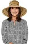 Coolibar Women's Aubrey Wide Brim Beach Hat UPF 50+