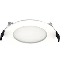 RAB 6 inch Wafer  LED Recessed Down Light WFRL6R139FA120<wbr/>WS