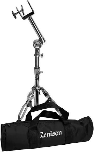 Bongo Stand+GIG Bag, Chrome PRO Double BRACED Pivot Adjustable Latin Percussion