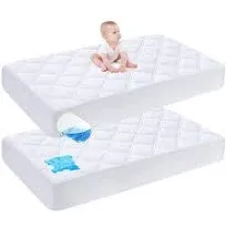 2 Pack Baby Waterproof Crib Mattress Protector - Ultra Soft - Baby Bedding Mattr