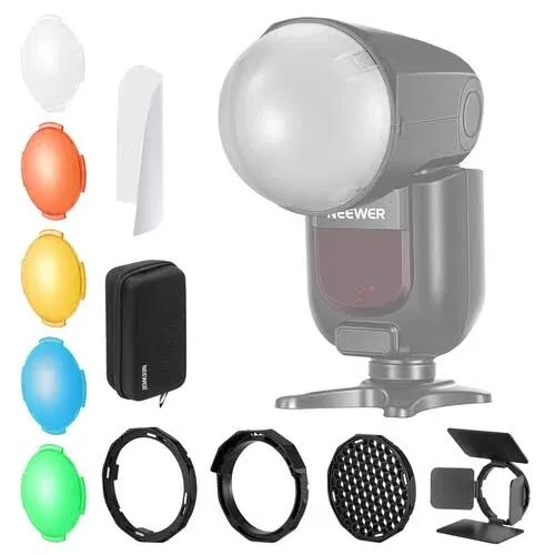 Neewer Magnetic Accessories Kit for Z1/Z2 Round Head Flashes