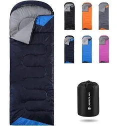 Lightweight Waterproof Sleeping Bags - Adult, Kids, Backpacking, Cold Weather