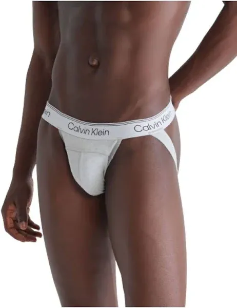 CALVIN KLEIN Men&#039;s ATHLETIC Cotton Stretch Jock Strap SZ MEDIUM NWT  $30