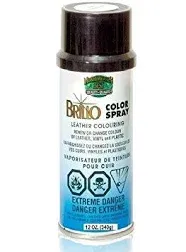 Brillo Leather Color Spray Dye White 12oz, Size: 4 oz