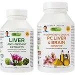 Andrew Lessman PC Liver & Brain benefits and Liver Anti-Oxidant Extracts