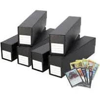 BCW QuickFold Card Boxes for Sleeved Cards Magnetic Closure Holds 1000 (3 pack)