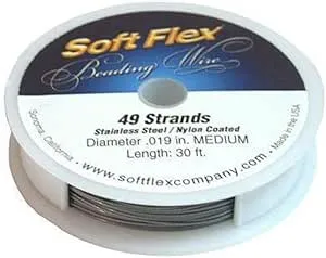 Soft Flex Beading Wire 49 Strand 30 ft 019