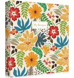 Recipe Binder 8 5 x 11 3 Ring Full Page Make Your Own Cookbook Binder