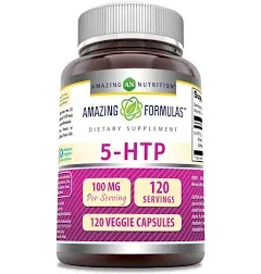 Amazing Formulas 5 HTP 100 Mg 120 Vegetarian Capsules