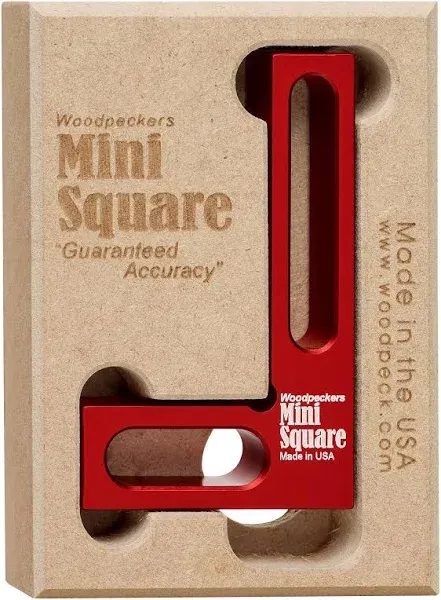 Woodpeckers Mini Square, small pocket woodworking tool