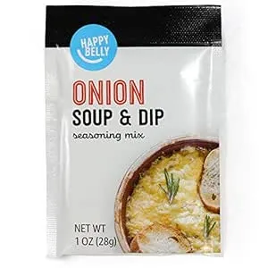 Amazon Brand - Happy Belly Onion Soup & Dip Mix, Dry, 1 fl oz (Pack of 1)