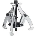 DuraTech 3 inch 3 Jaw Gear Puller, Removal Tool for Gears, Pulleys, Bearings and Flywheels, Fully Assembled, CR V Steel