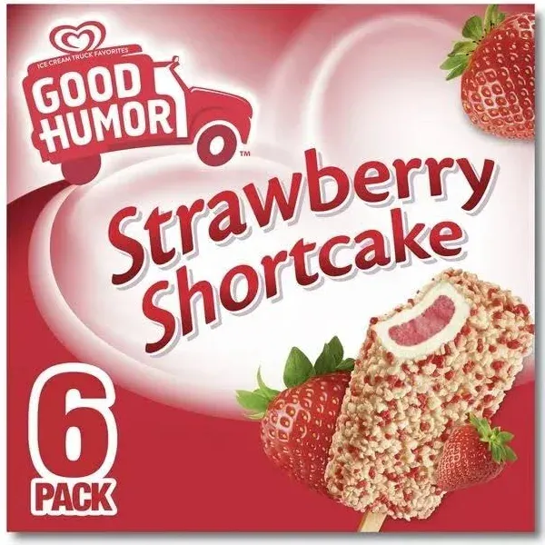 Good Humor Ice Cream Bar, Strawberry-Shortcake (4 fl oz)