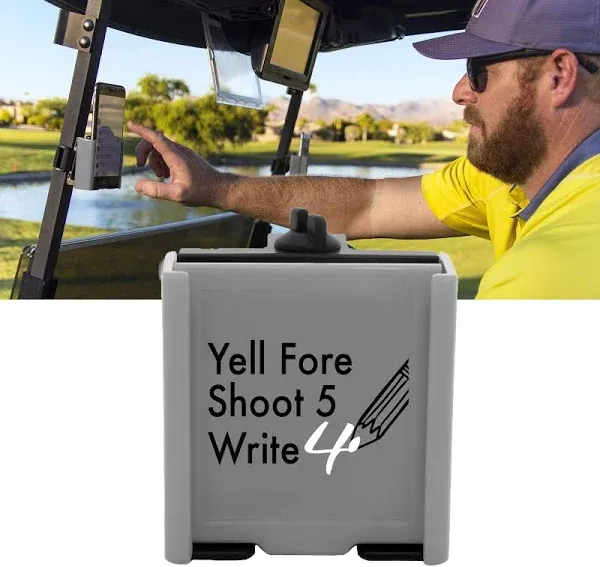 Golf Cart Phone Mount