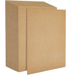 Bright Creations Blank MDF Chipboard Sheets for Painting, Arts and Crafts (8 x 10 in,