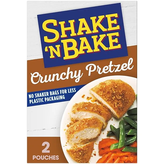 Shake 'N Bake Crunchy Pretzel Seasoned Coating Mix (2 ct Packets)