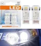 SYLVANIA - 3157 Led White Mini Bulb - Bright LED Bulb (Contains 2 Bulbs)