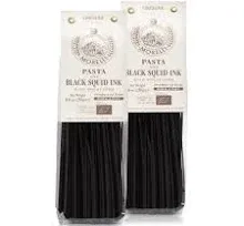 Morelli Squid Ink Pasta Linguine Organic Italian Pasta Black Pasta Noodles