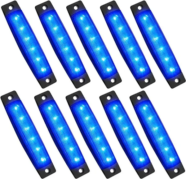 10Pods Purple LED Rock Light Underbody Wheel Lamp For JEEP Offroad Truck UTV ATV