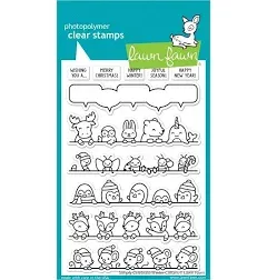 Lawn Fawn Simply Celebrate Winter Critters Clear Stamp Set