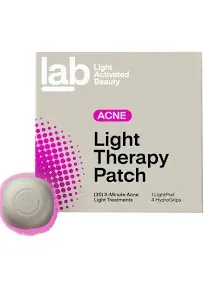 l.a.b Light Therapy Acne Patch, Single, LED Red and Blue Light Hydrocolloid Acne