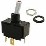 Carling TECH LT-1511-610-01<wbr/>2 Toggle Switch, SPST, 20A @ 12V, Lighted, Waterproof