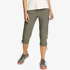 Eddie Bauer NWT Women&#x27;s Black Rainer Capri Pants 10