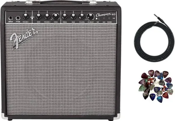 Fender Champion 40 2-Channel 40-Watt 1x12" Guitar Practice Amp | Reverb