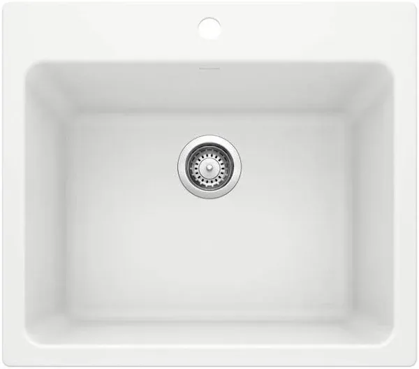 BLANCO 401920 Liven Laundry Sink, 25" L x 22" W x 12" D, Anthracite