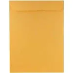 JAM PAPER 6 x 9 Open End Catalog Colored Envelopes with Peel & Seal Closure - White - 50/Pack