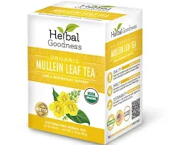 Herbal Goodness Mullein Leaf Tea Respiratory Health Digestive System Skin Health