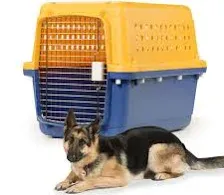 Pet Crate - Durable, Heavy Duty Dog Cat Kennel, IATA Airline Approved Pet Carrier, Pet Palace Dog Kennel, Travel Dog and Cat Crate for Large Dogs Indoor or Outdoor, 7 Sizes