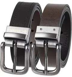 Columbia Brown/Black Synthetic Leather Reversible Belt Size S 22-24