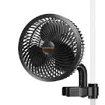 Spider Farmer 6" Clip Fan Grow Tent Clip-On Oscillating Fan Adjustable Tilt-Up