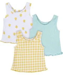 Gerber Baby-Girls Toddler 3-Pack Racer Back Tank Tops