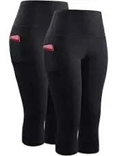 Neleus Women's Yoga Pant Tummy Control High Waist Running Leggings with Pocket