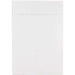 Jam Paper 6 x 9 Open End Catalog Colored Envelopes with Peel & Seal Closure - White - 50/Pack