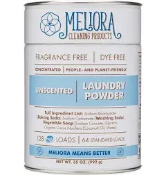 Meliora Unscented Laundry Powder