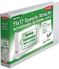 Cardinal Speedy XtraLife Non-Stick Locking Slant-D Ring Binder